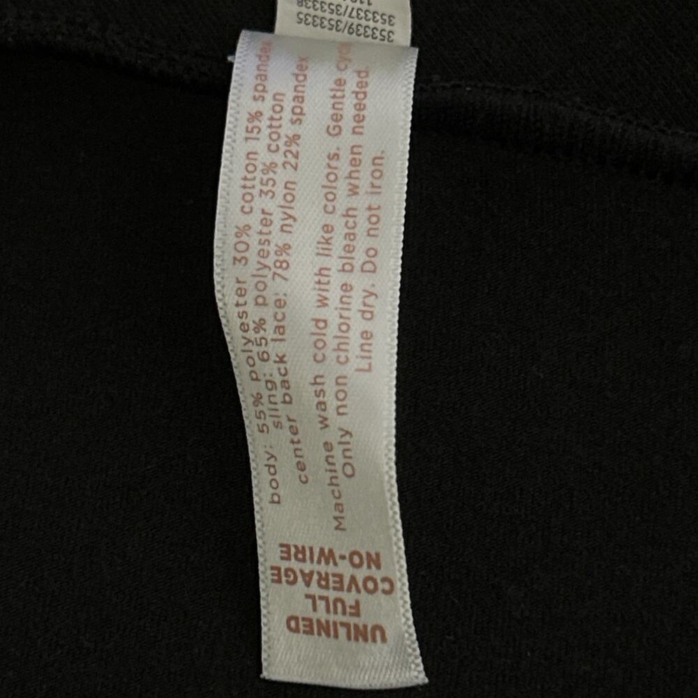 Cacique Unlined Full Coverage No Wire Bra Size 40F Front Close Poly Cotton - Picture 6 of 6